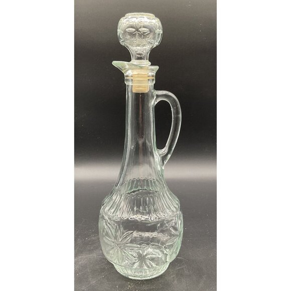 Mogen David Collectors Glass Wine Decanter With Stopper Kosher 12"H USA 1960s - Picture 1 of 9